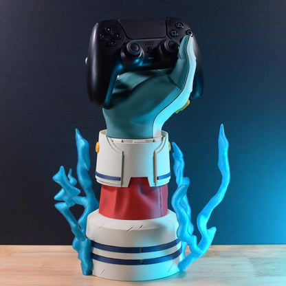 Quirk Anime Hero and Villain Inspired 3D Printed Gaming Controller Holder Stand Decorative Organizer Mount